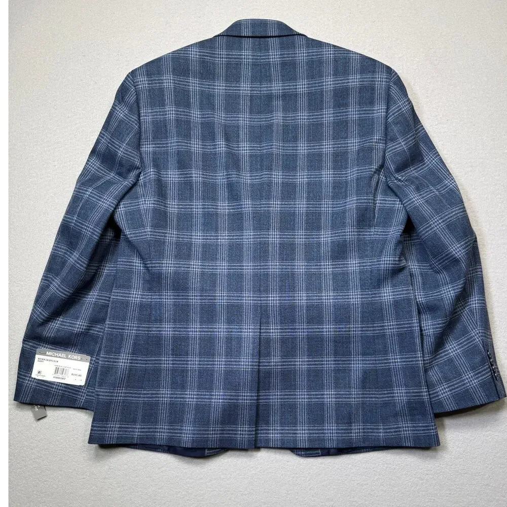 Michael Kors Men's Classic-Fit Sport Coat, Dark Blue 40S $295